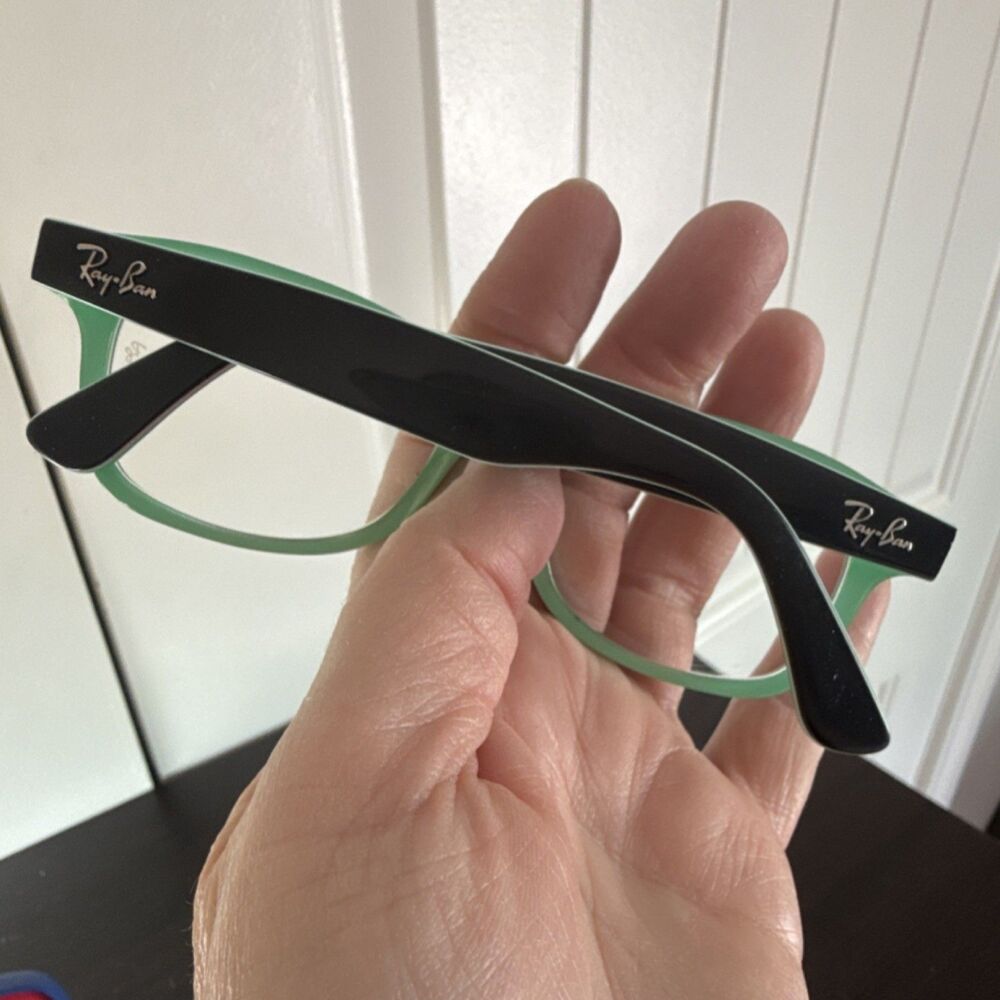 Ray Ban Eyeglasses Blue Green trendy Eyewear - Picture 13 of 13